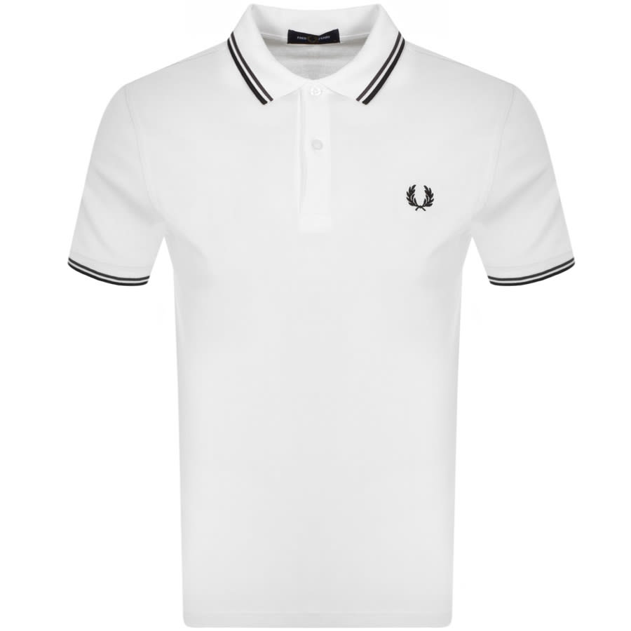 Alternative Image for ProductFred Perry Twin Tipped Polo T Shirt White1